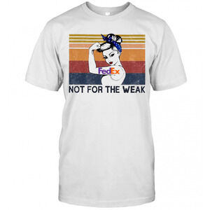 Strong Woman Tattoos Fedex Not For The Wear  Retro T-Shirt